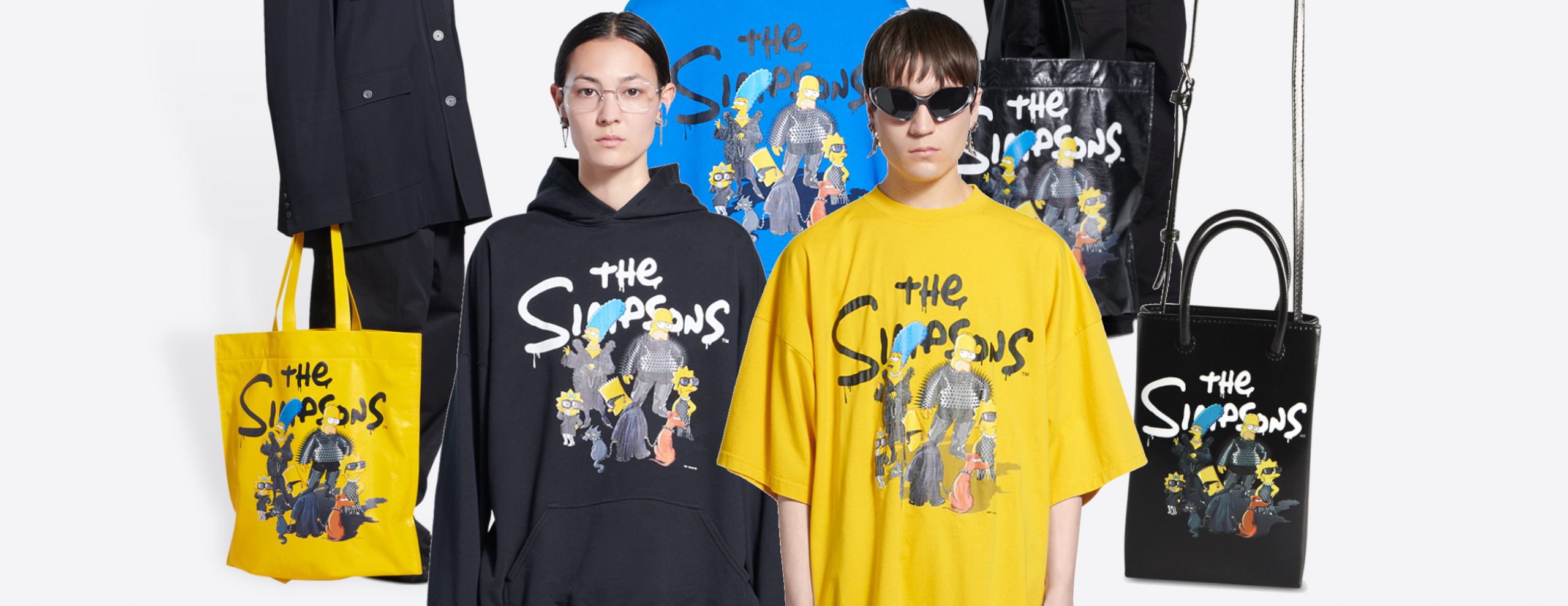 The Simpsons x Balenciaga Capsule Collection Of Hoodies, T-Shirts