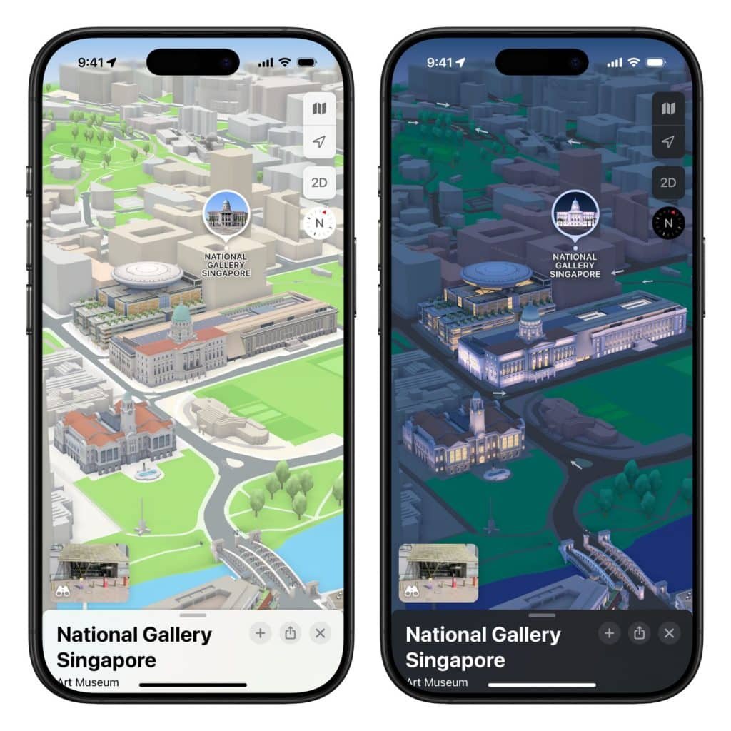 Apple Maps now offers a detailed city experience for Singapore