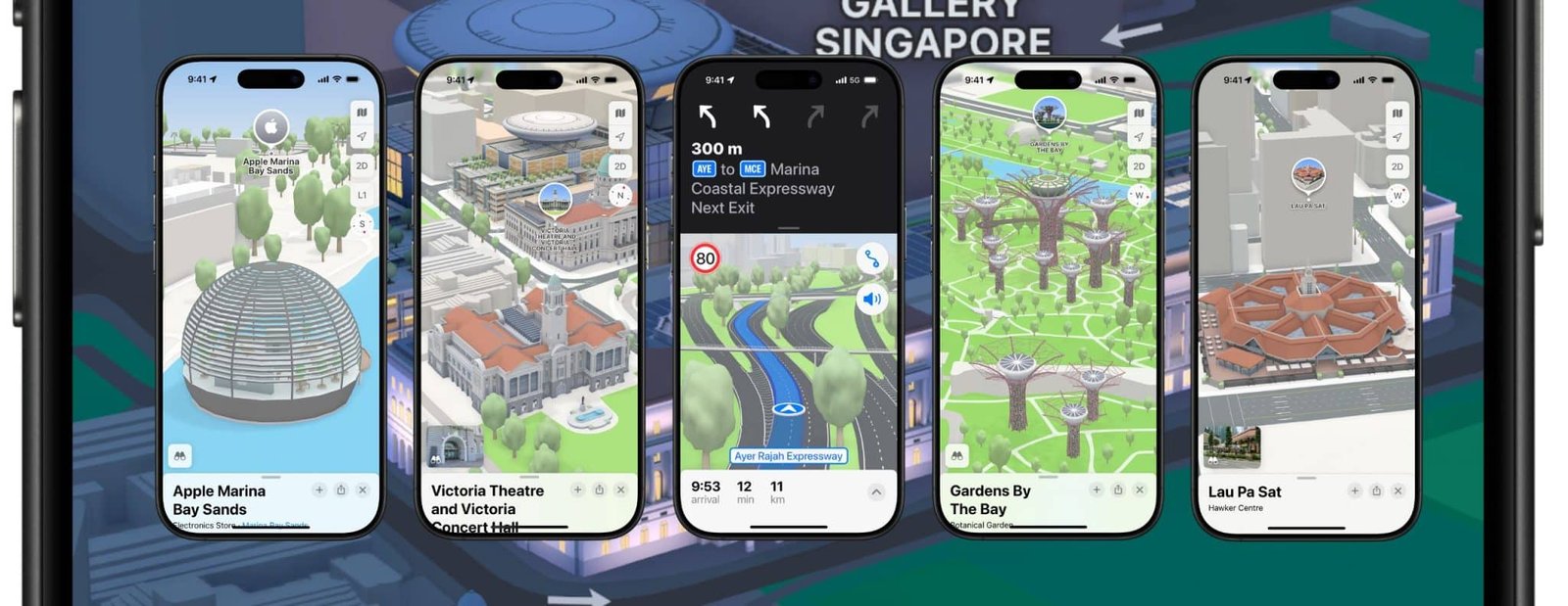 Apple Maps now offers a detailed city experience for Singapore