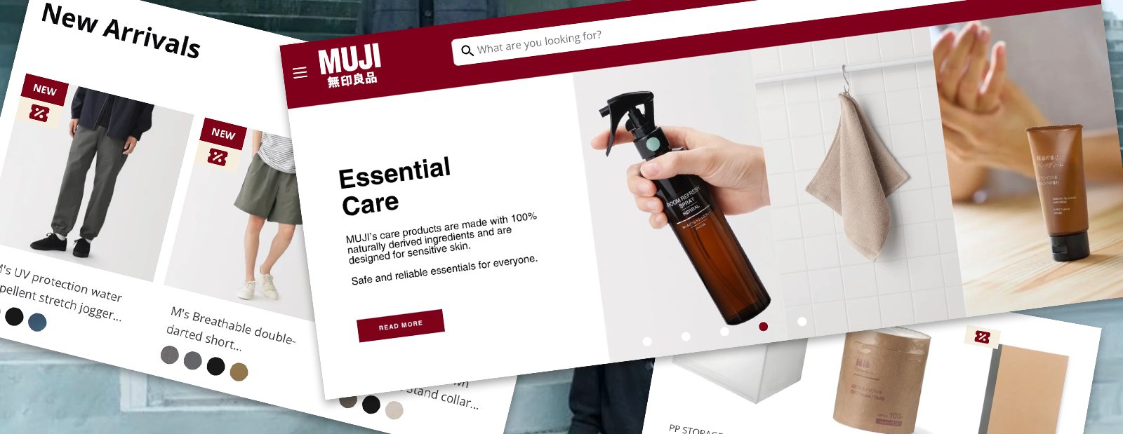muji online banner